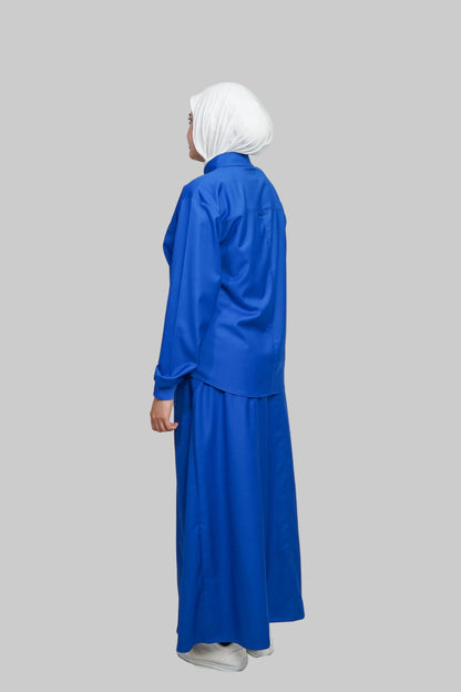 AMARA — Azure Blue Scrub