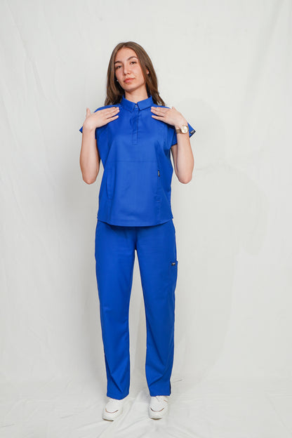 MARA — Azure Blue Scrub