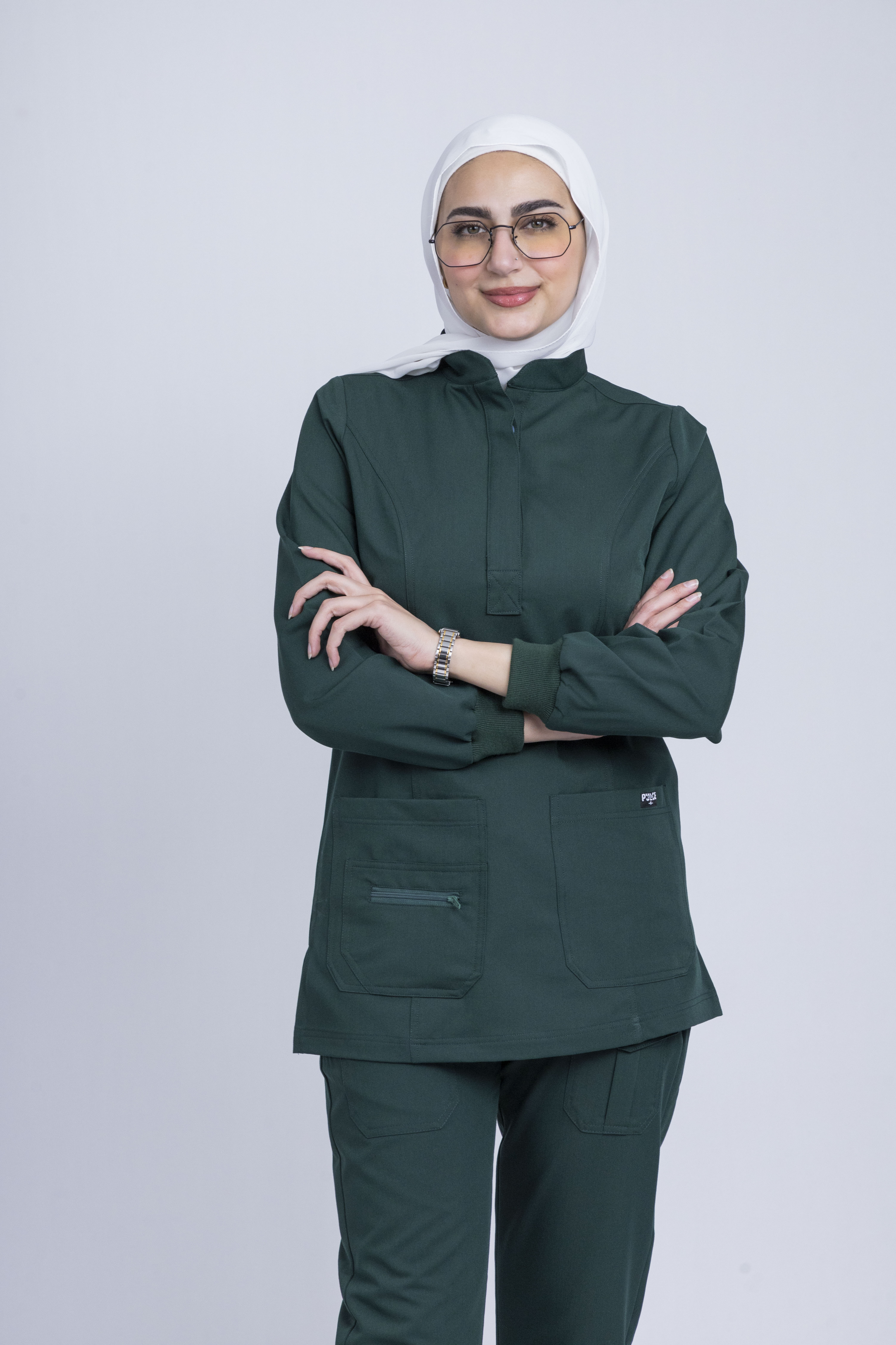 Rom - Forest Green Scrub