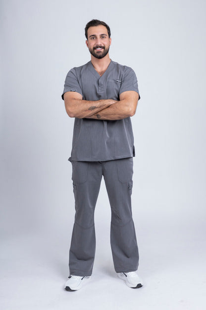 Zayn - Steel Grey Scrub