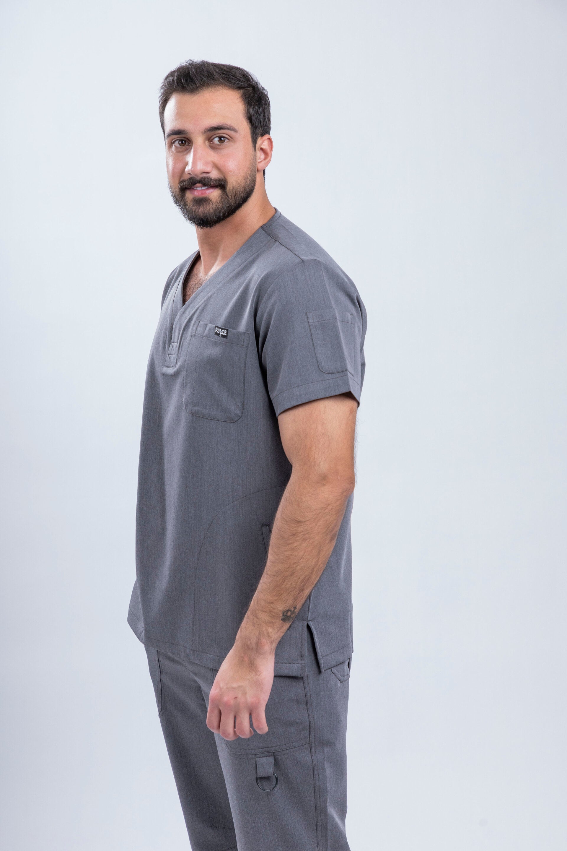 Zayn - Steel Grey Scrub