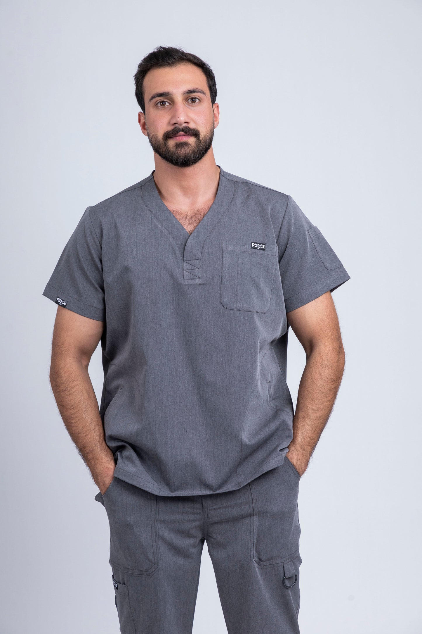 Zayn - Steel Grey Scrub