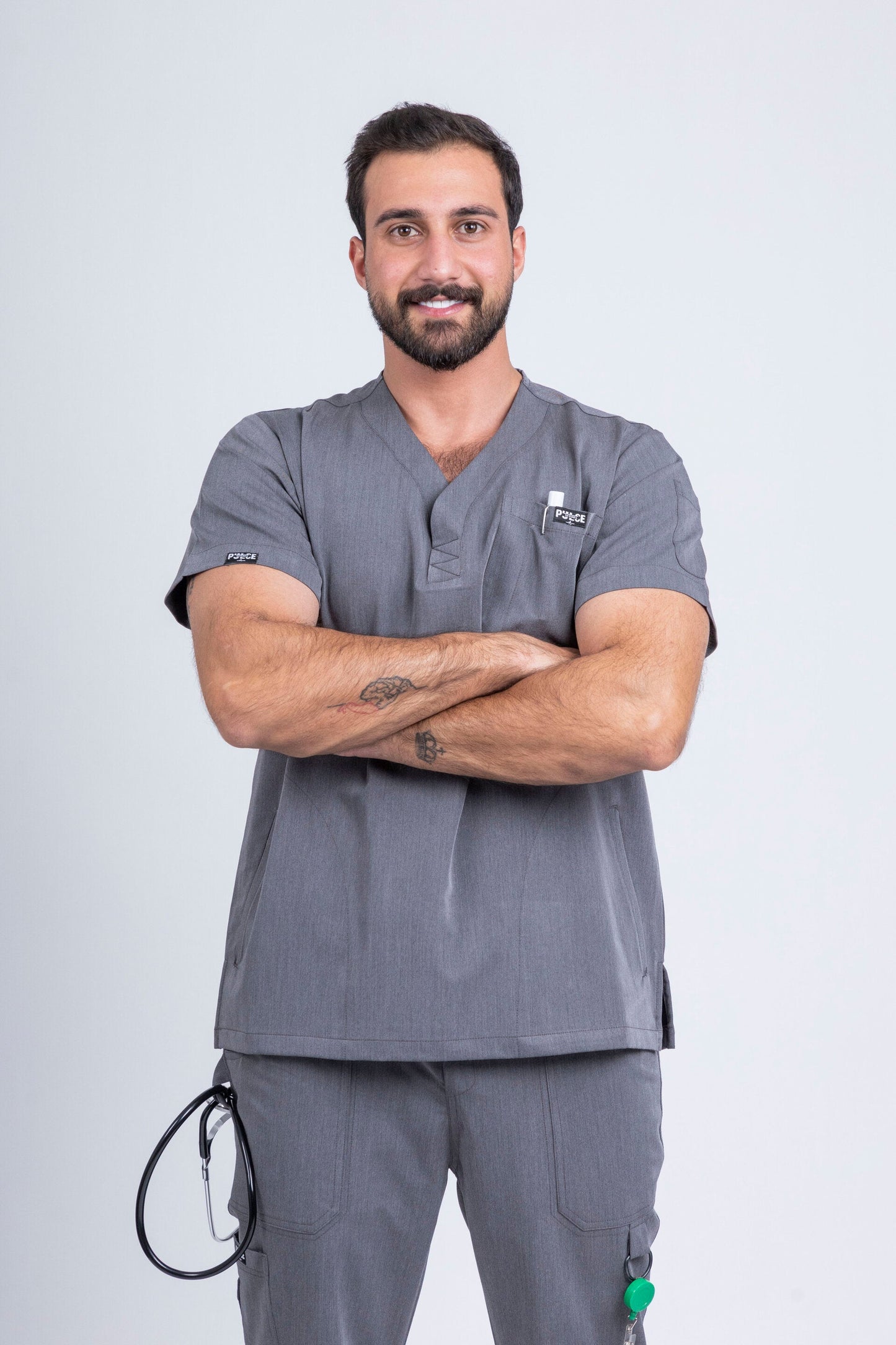 Zayn - Steel Grey Scrub