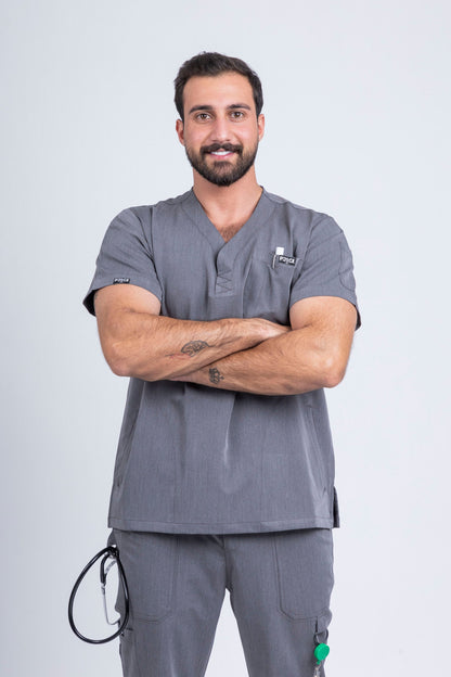 Zayn - Steel Grey Scrub