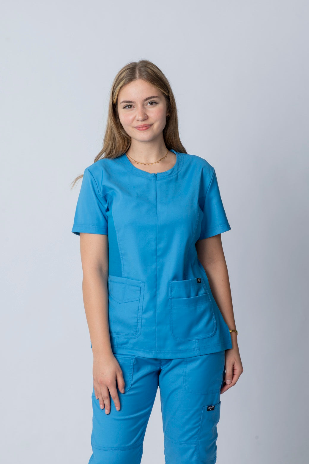 Sophia -  Crystal Blue Scrub