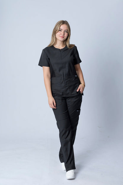 Sophia -  Midnight Black Scrub