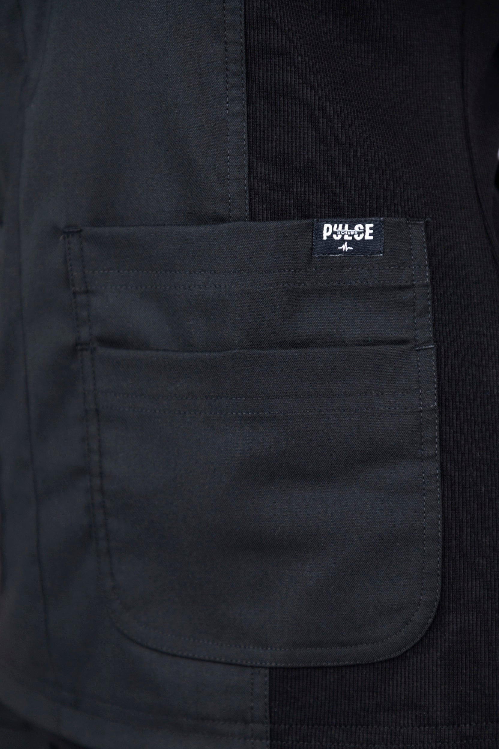 Sophia -  Midnight Black Scrub