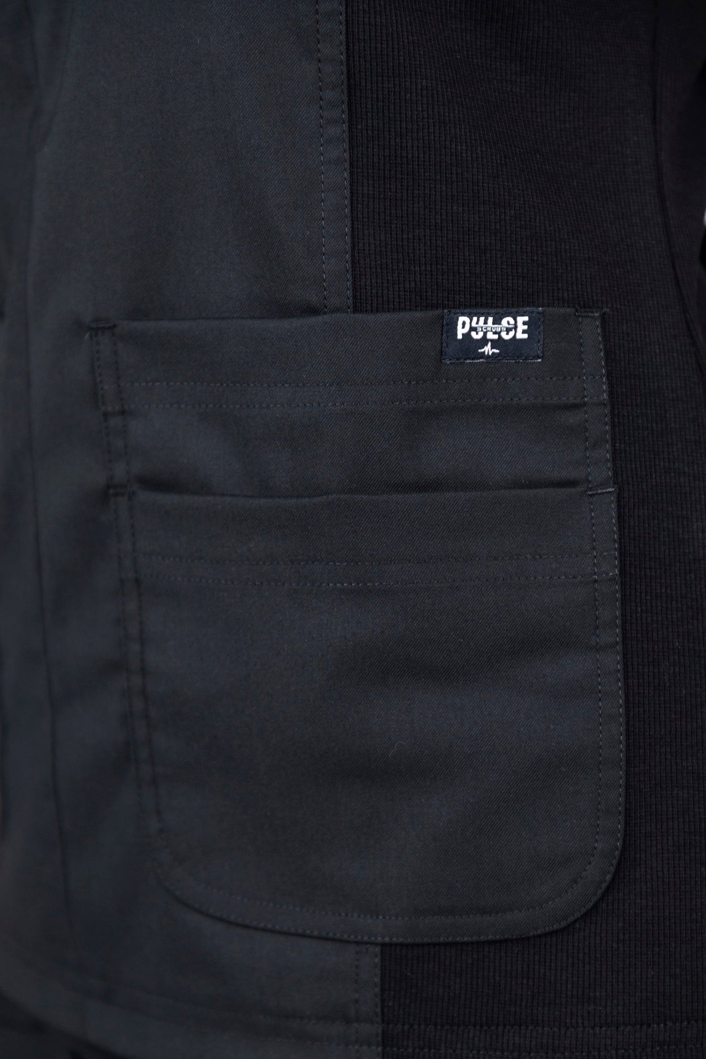 Sophia -  Midnight Black Scrub