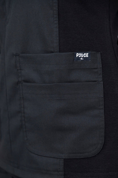 Sophia -  Midnight Black Scrub