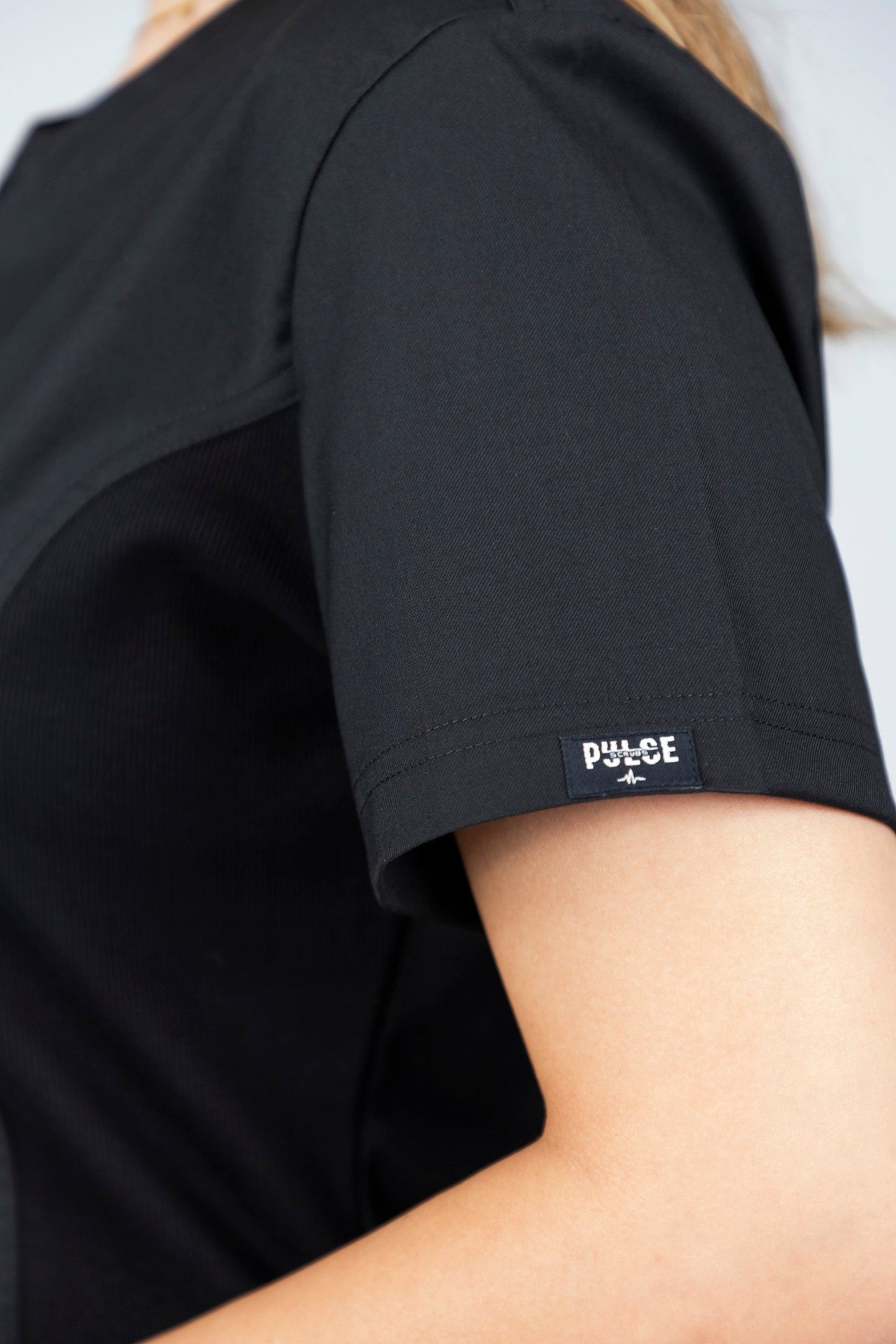 Sophia -  Midnight Black Scrub