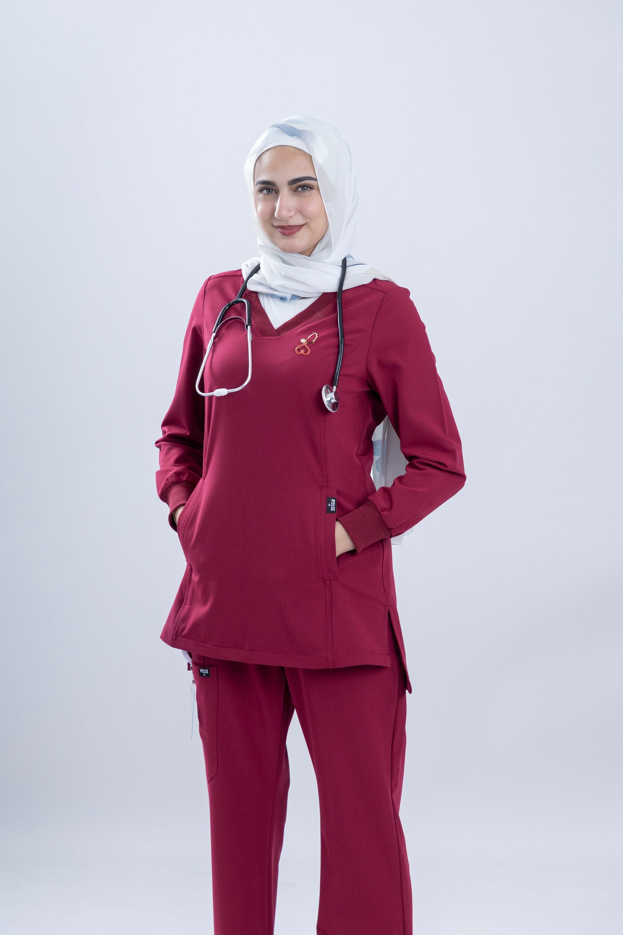 Harmony - Rich Burgundy Scrub