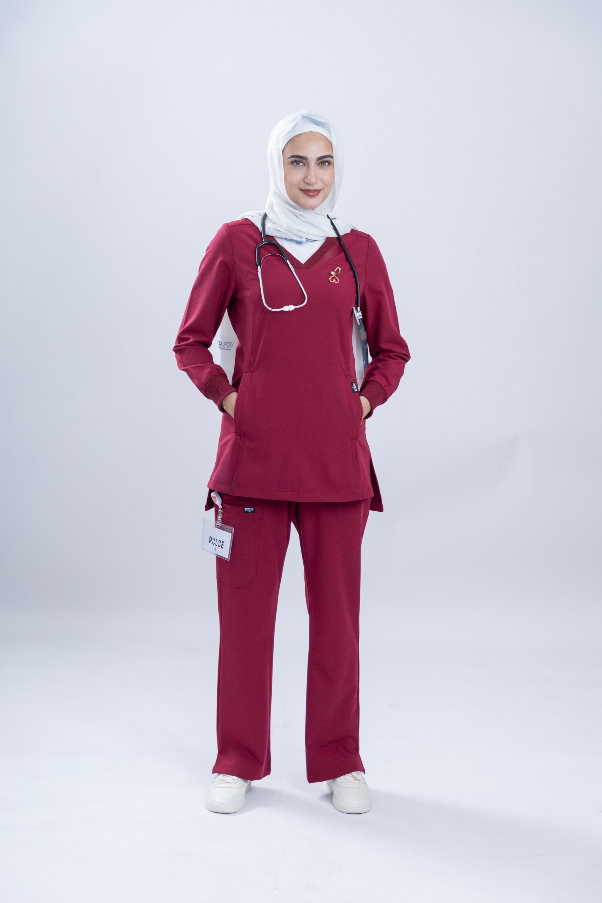 Harmony - Rich Burgundy Scrub