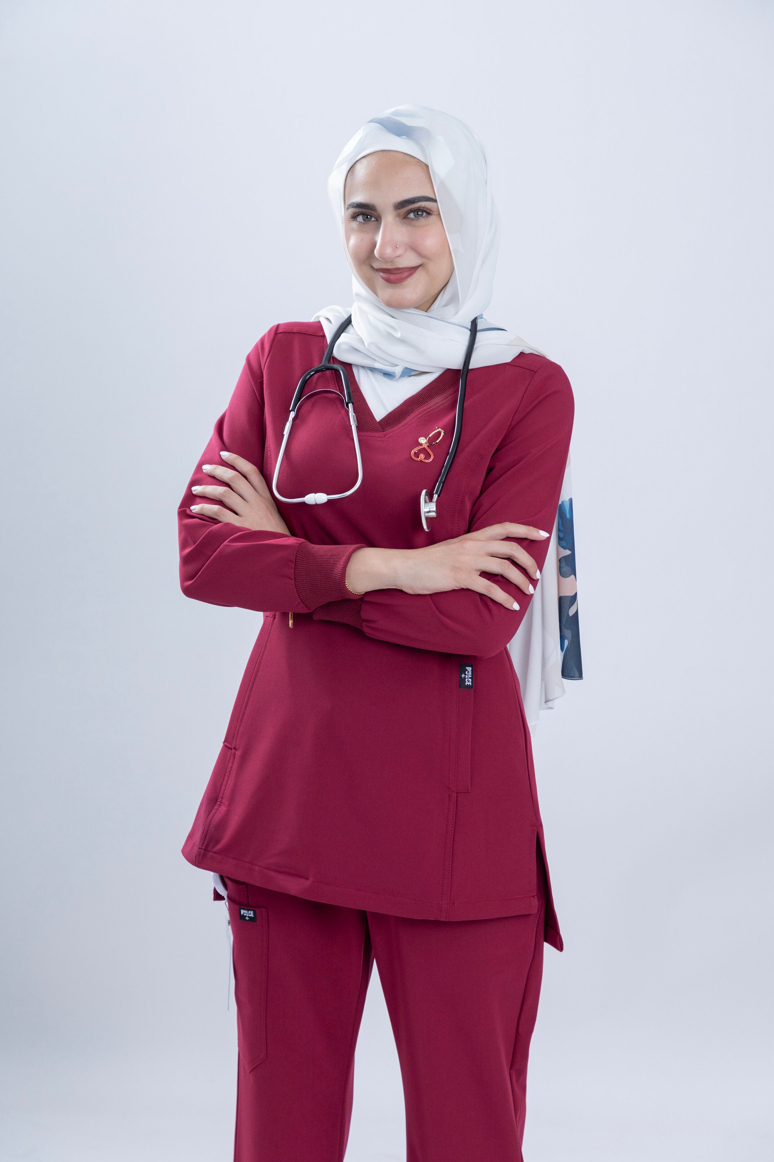 Harmony - Rich Burgundy Scrub