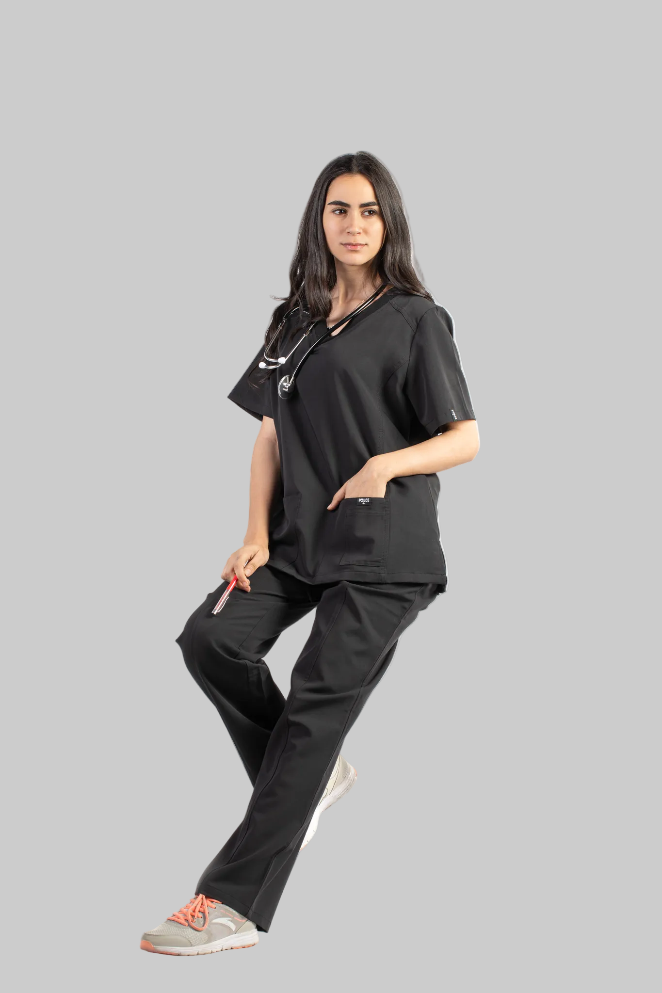 Primeline - Midnight Black Scrub