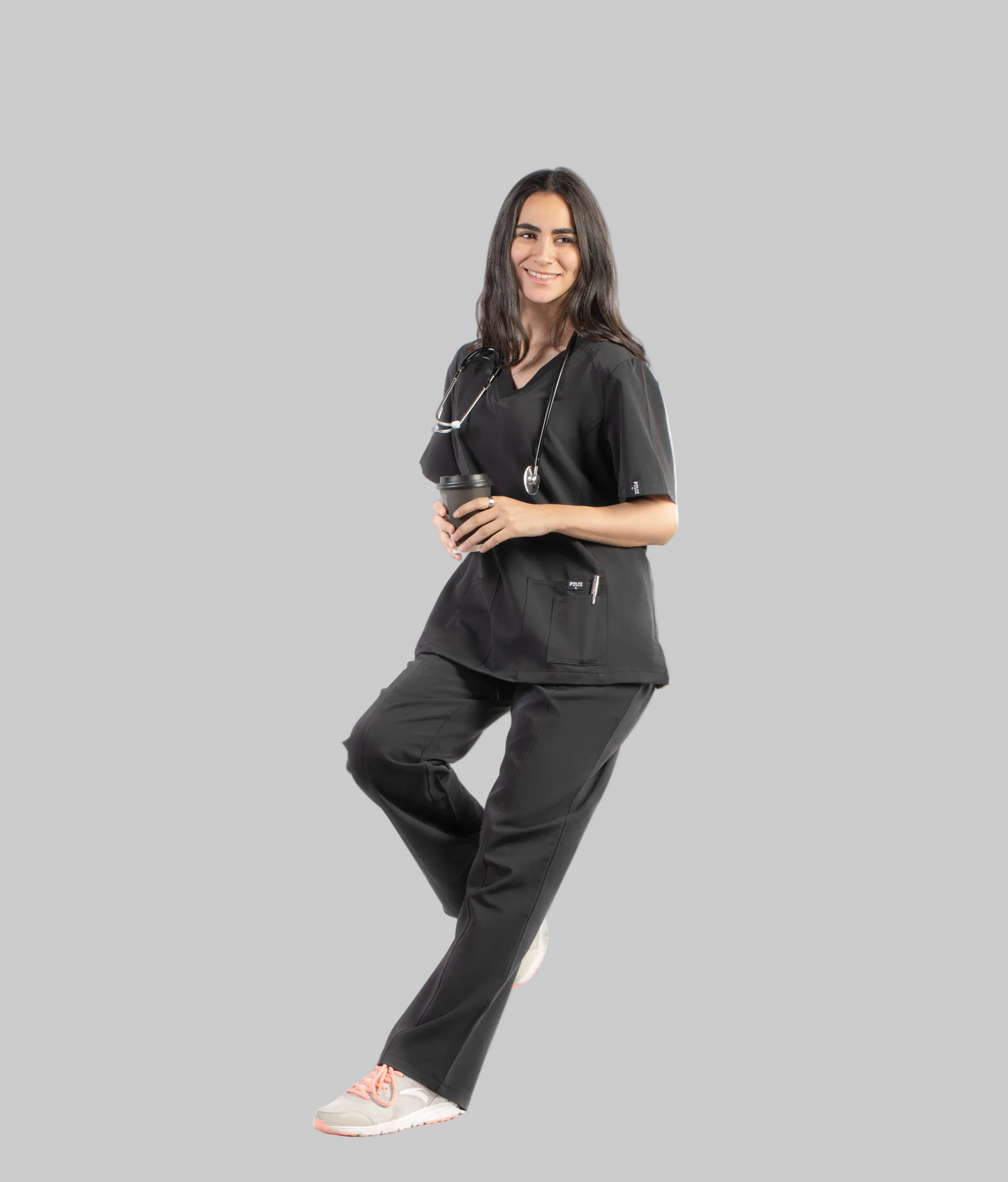 Primeline - Midnight Black Scrub