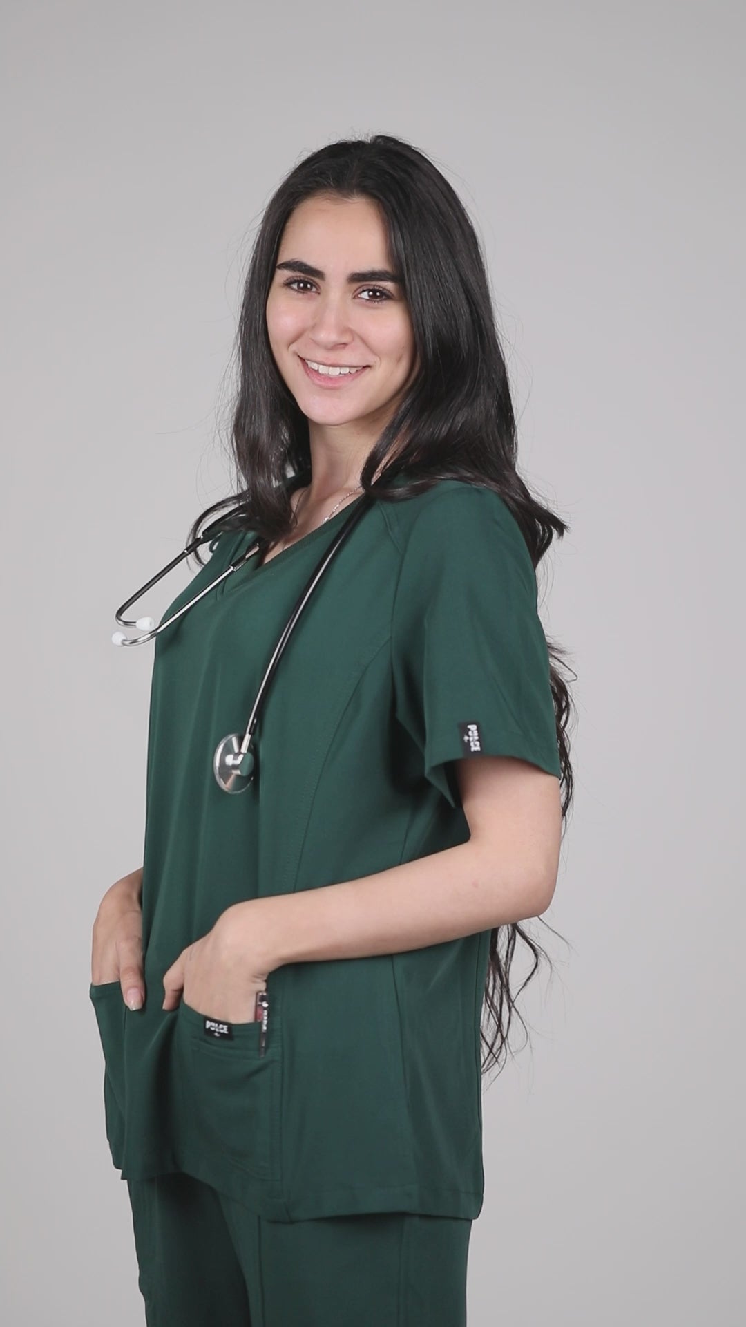 PrimeLine – VividSky Blue Scrub (Men)